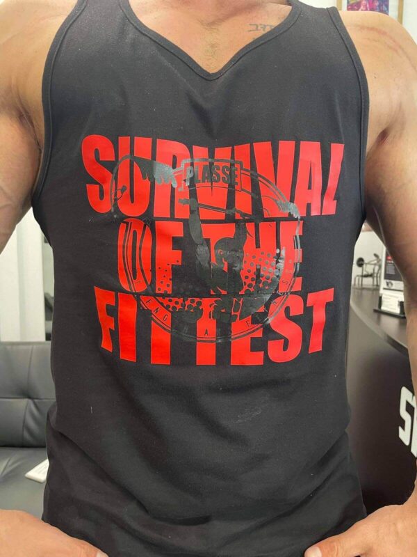 Survival of the fittest tank top